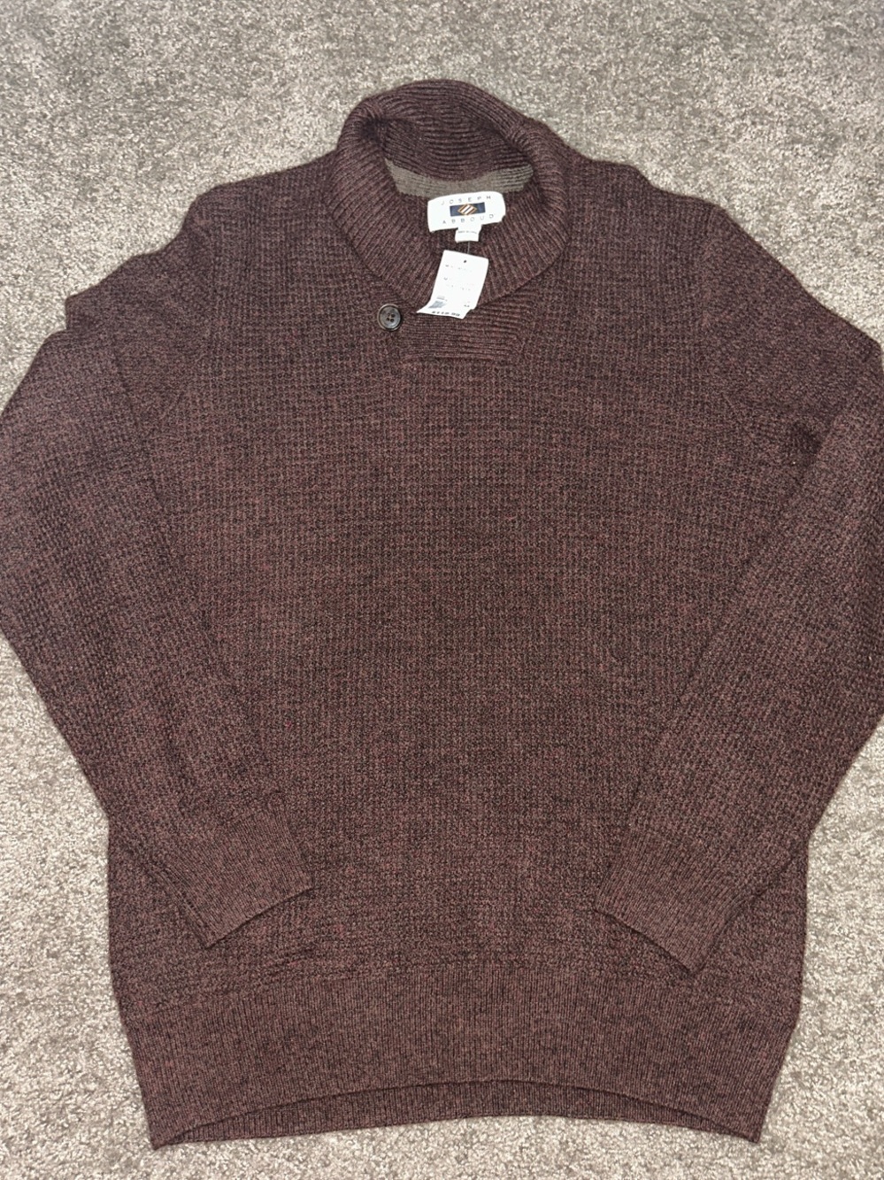 Joseph Abboud Men's Turtleneck Sweater - Brown Marled